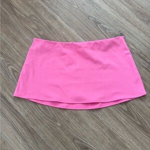 Vibrant Pink Mini Skirt GUIZIO